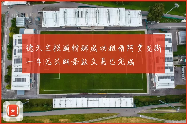 德天空报道特狮成功租借阿贾克斯一年无买断条款交易已完成